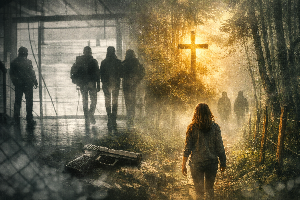 Suspense thriller books montage